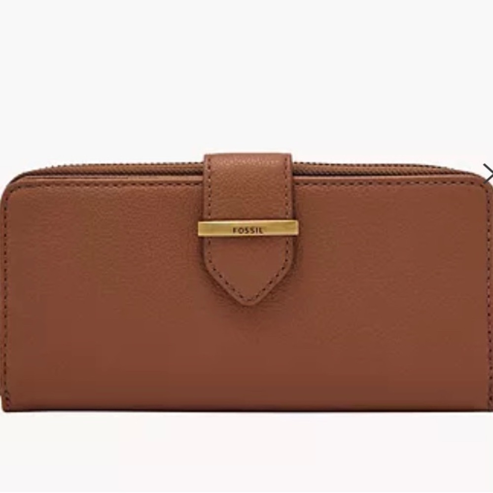 Fossil Leather Clutch Wallet